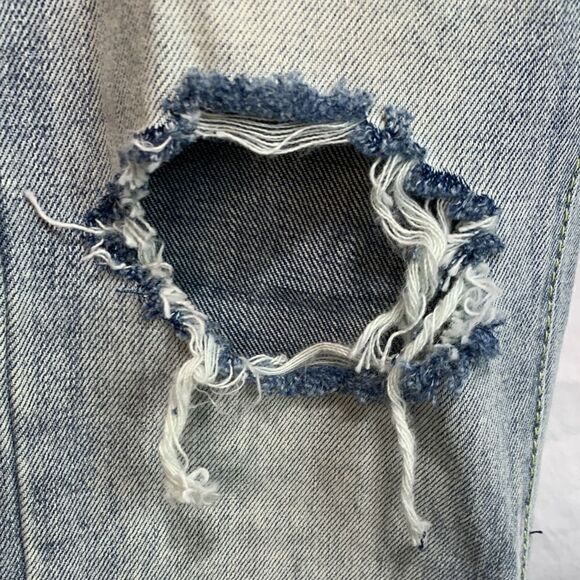 Mnml skinny ankle zipped distressed jeans - Picture 8 of 13